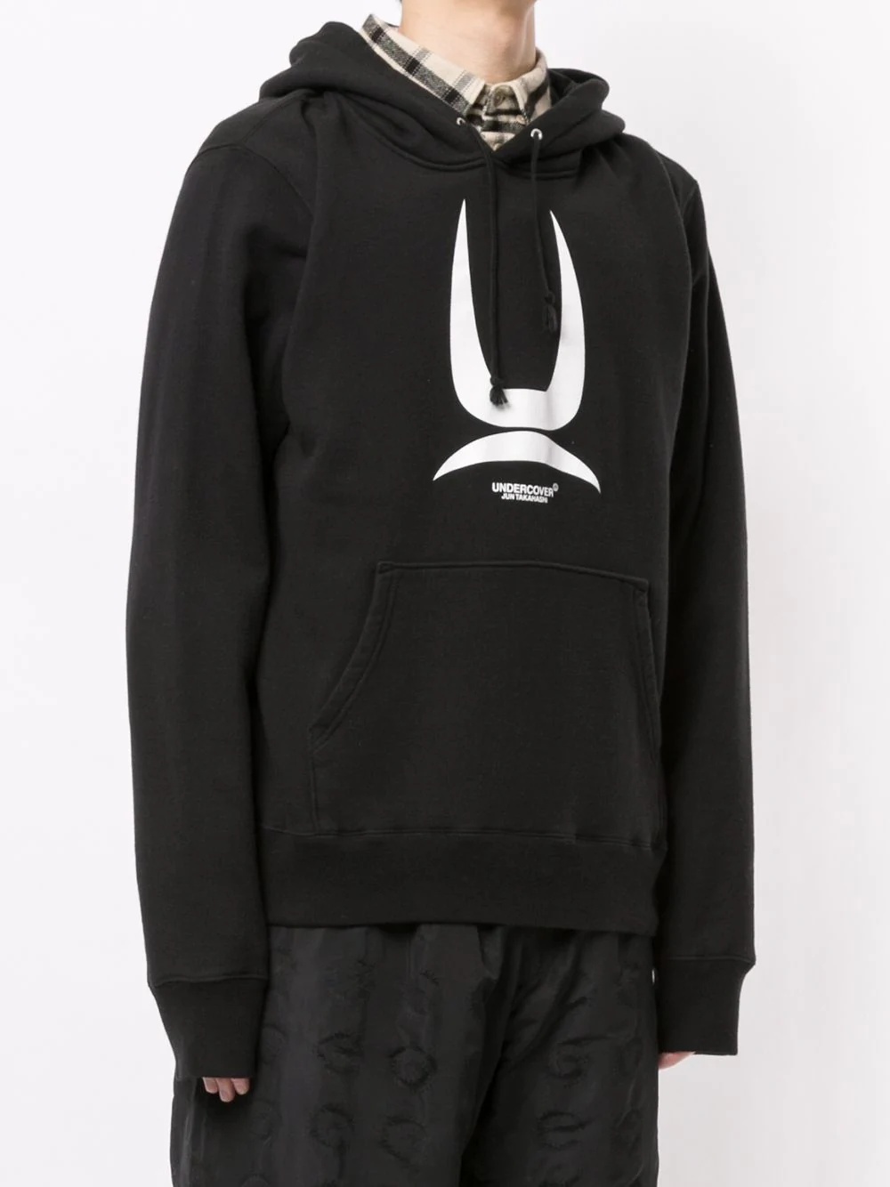 logo print hoodie - 3