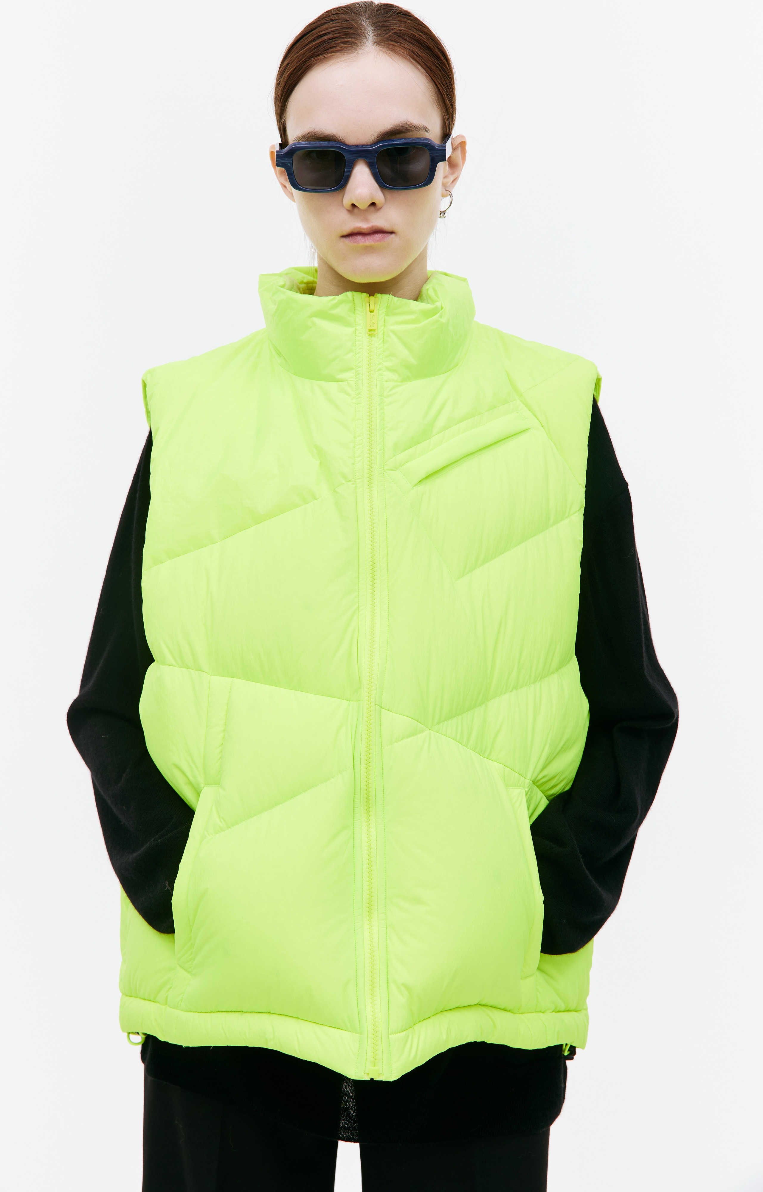 UNDERCOVER QUILTED NYLON VEST | REVERSIBLE