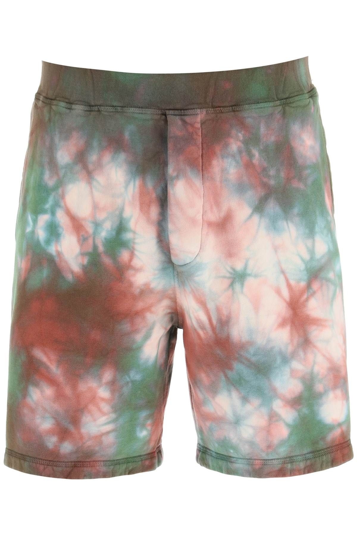 TIE-DYE SHORT SWEATPANTS - 1