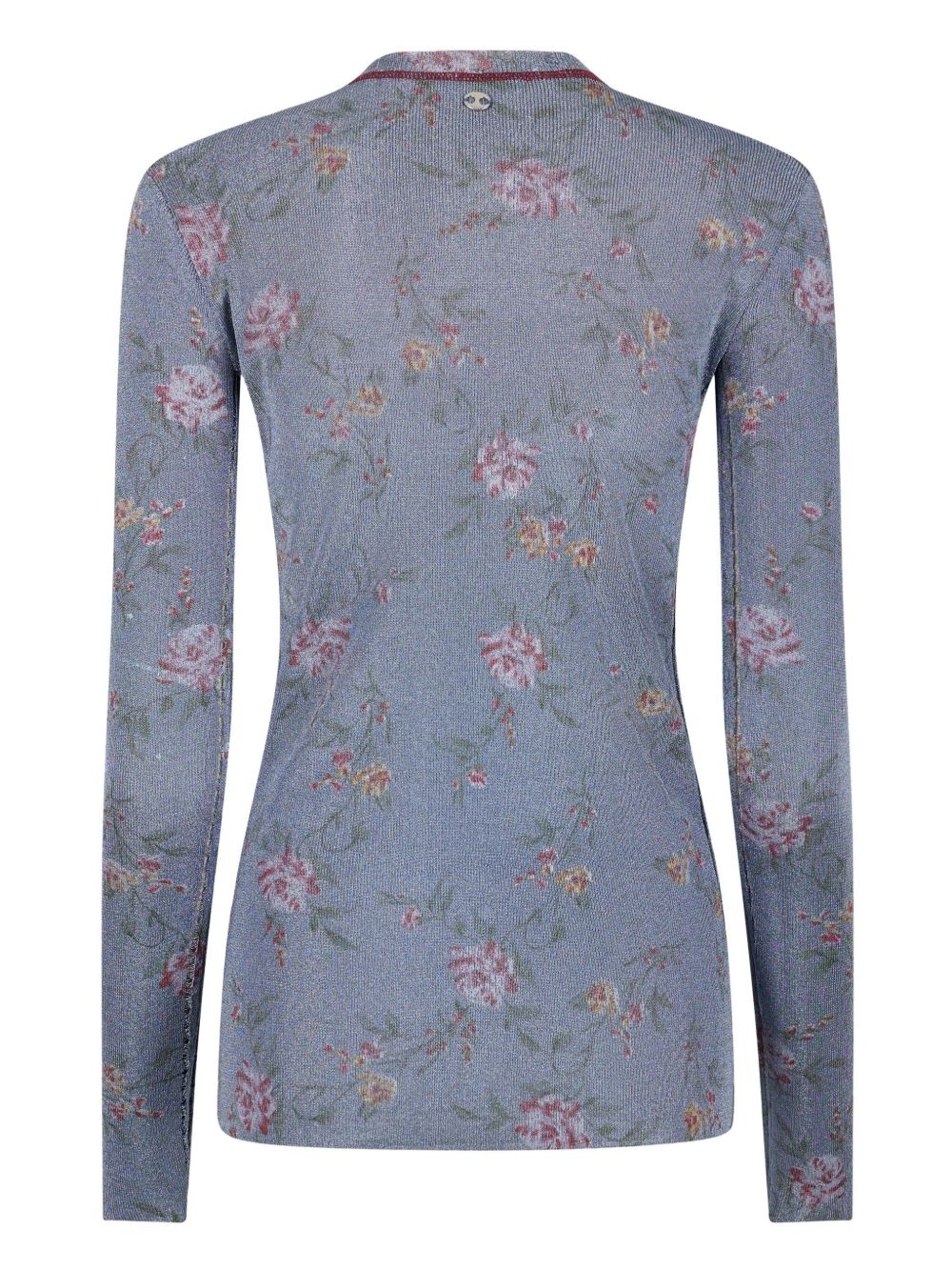 floral-print cardigan - 7