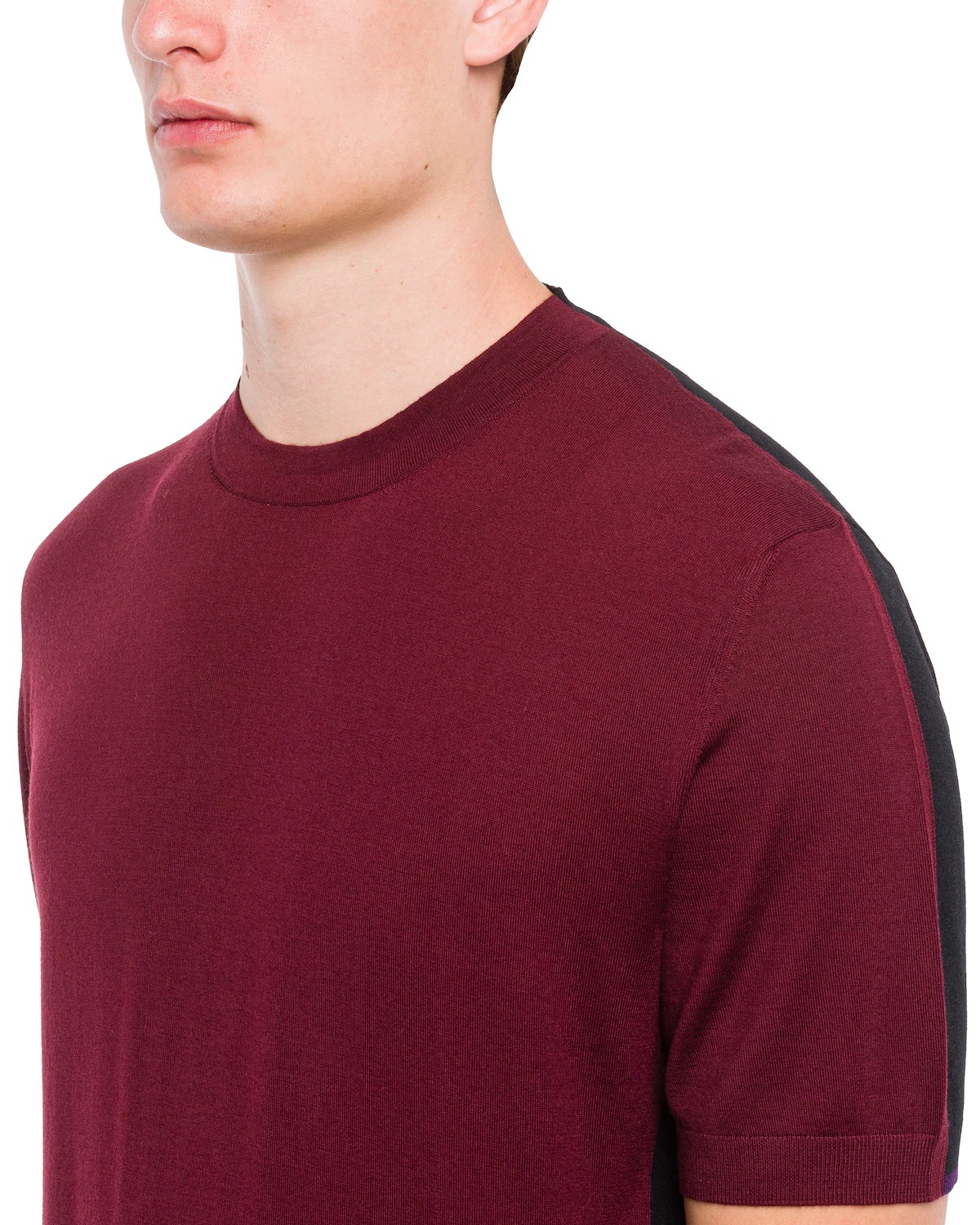 Worsted wool crew-neck sweater - 5