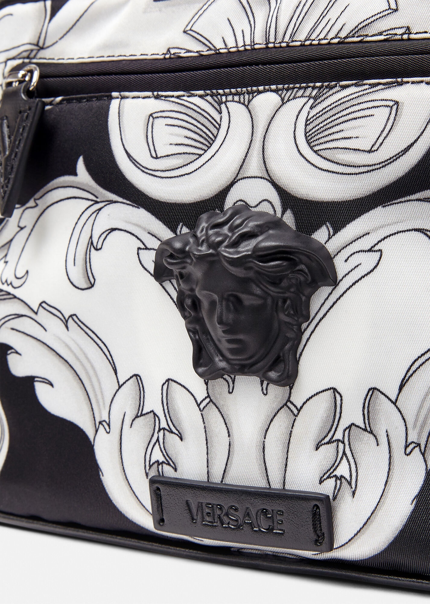 La Medusa Silver Baroque Belt Bag - 5