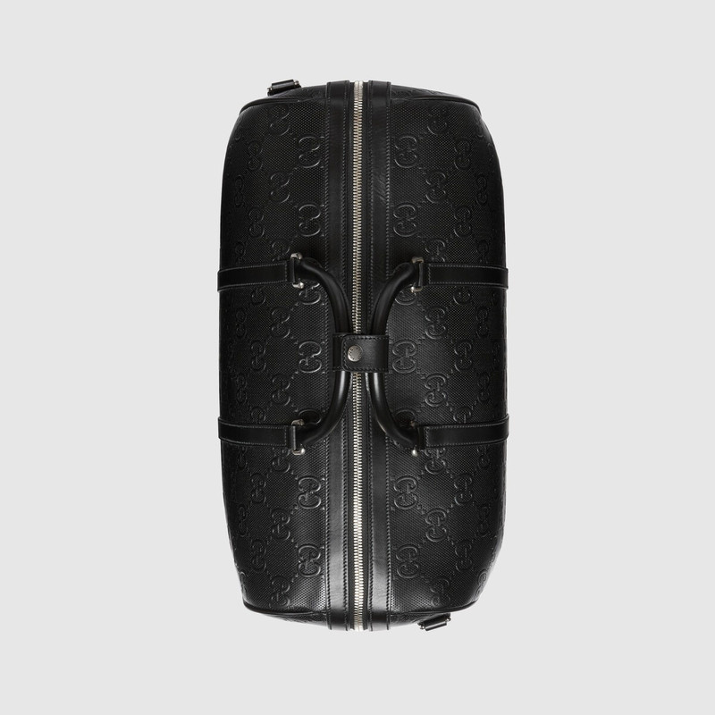 GG embossed duffle bag 5