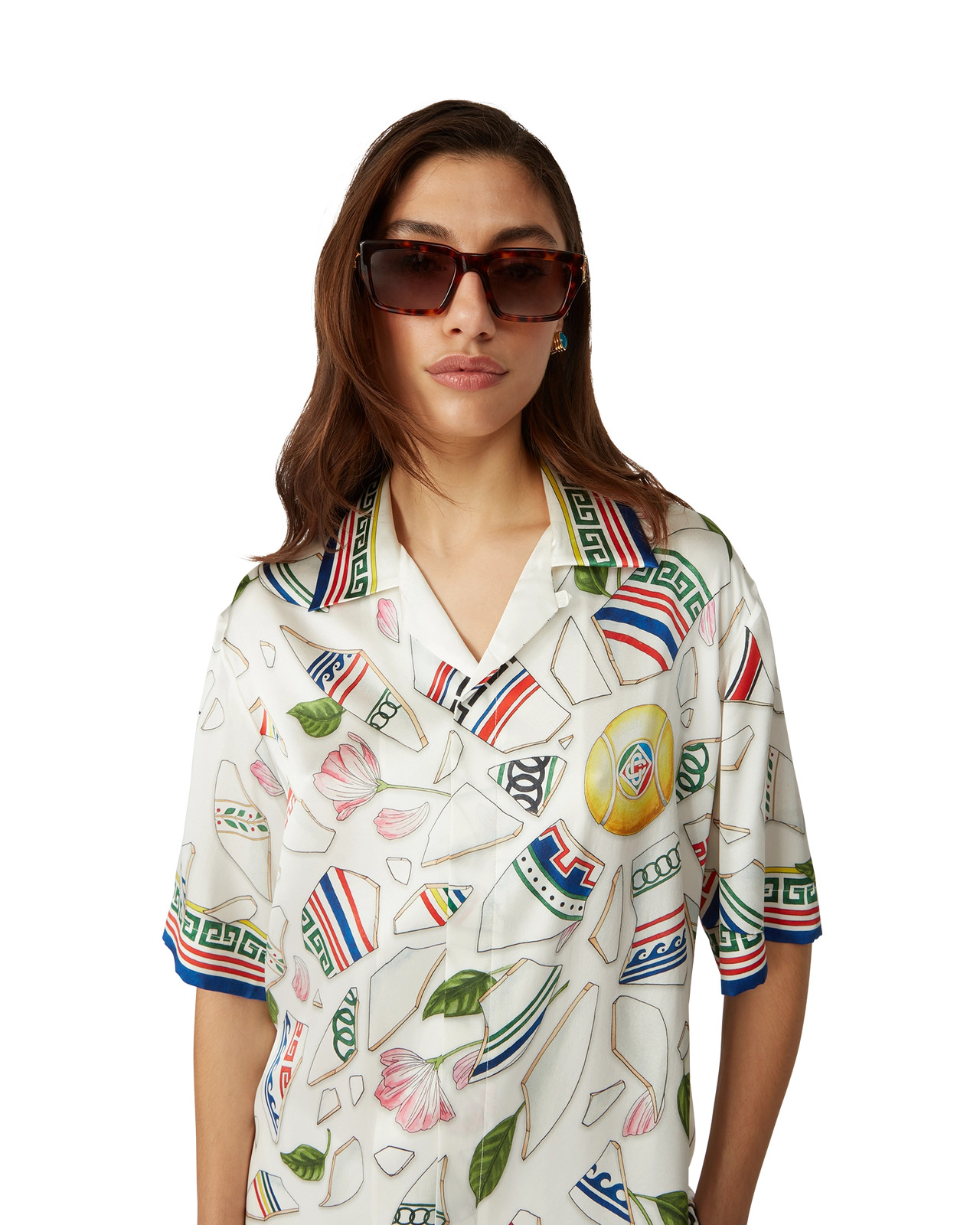 Le Vase Brise Silk Shirt | Casablanca Paris - 9