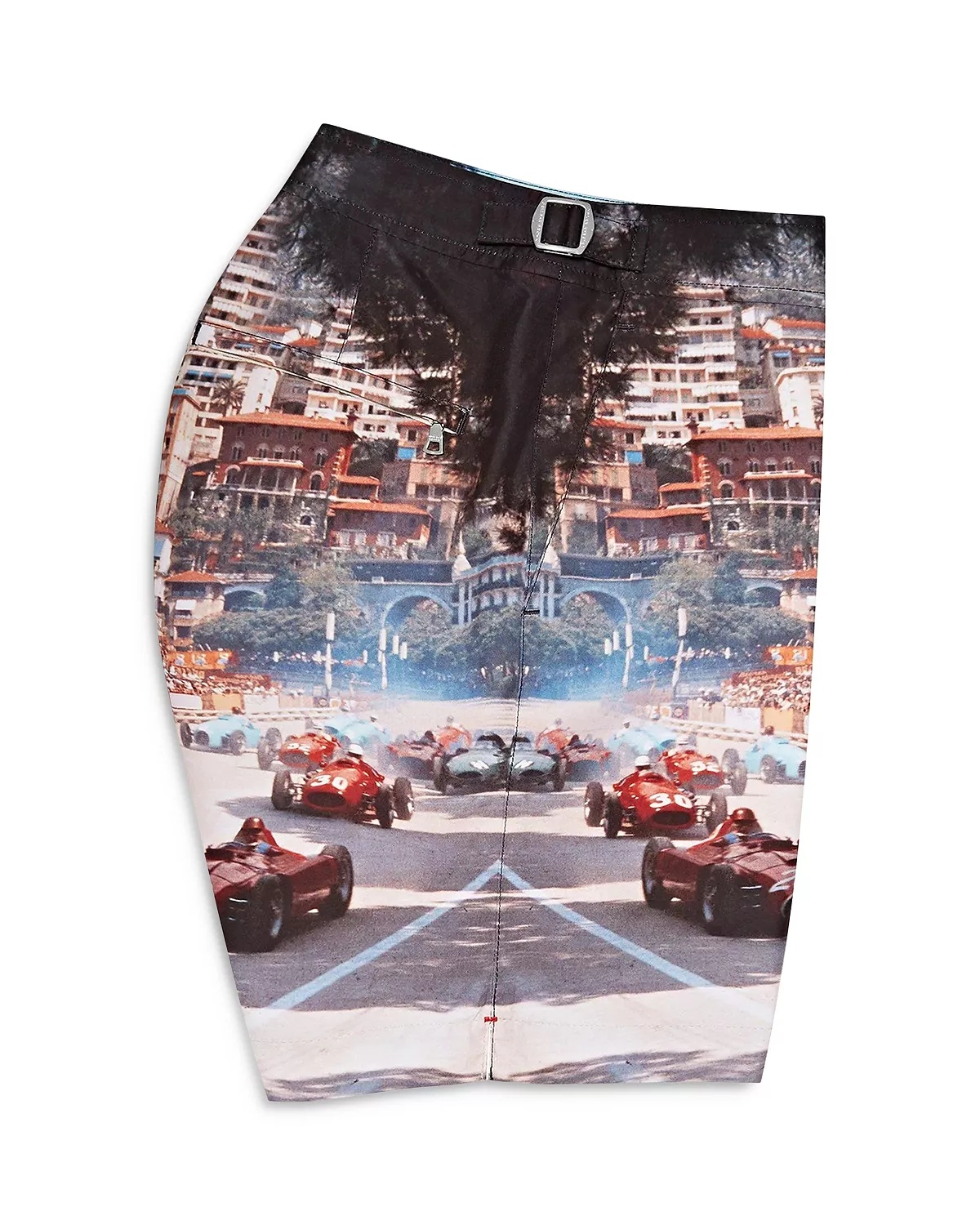 Bulldog Photo Print Quick Dry Tailored Fit Swim Trunks - 4