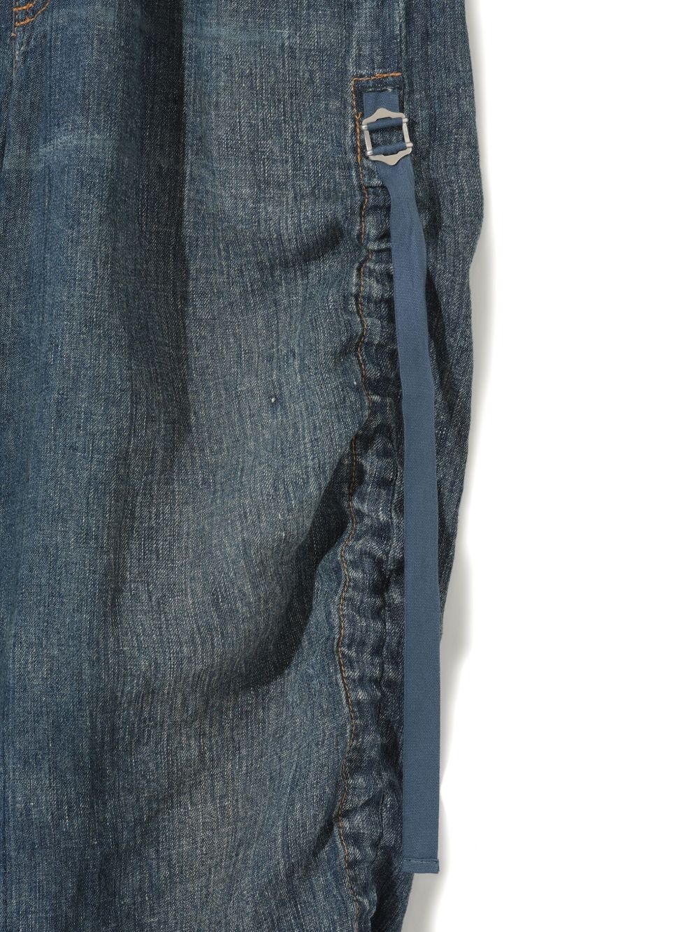 linen straight-leg jeans - 6