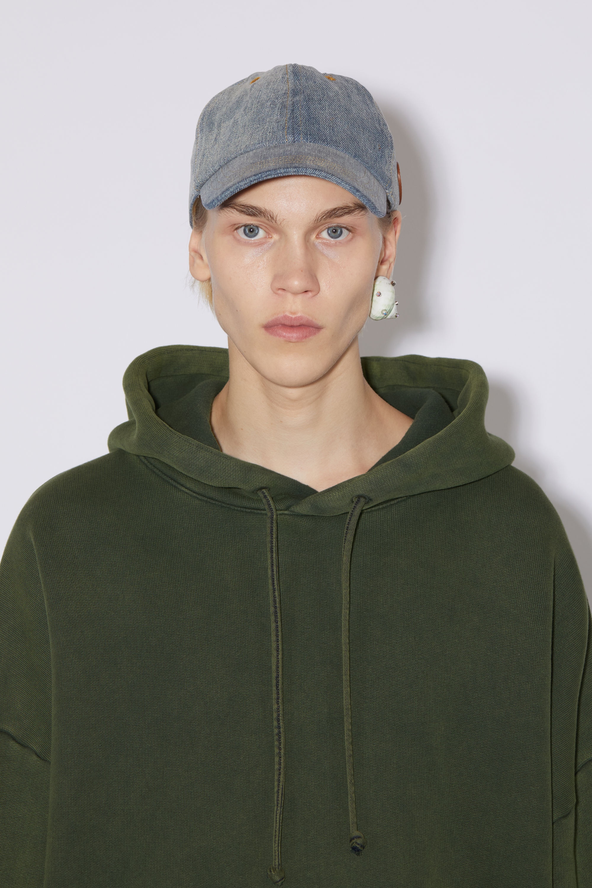 Hooded sweatshirt - Moss Green - 5
