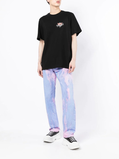 MSGM logo-embroidered T-shirt outlook