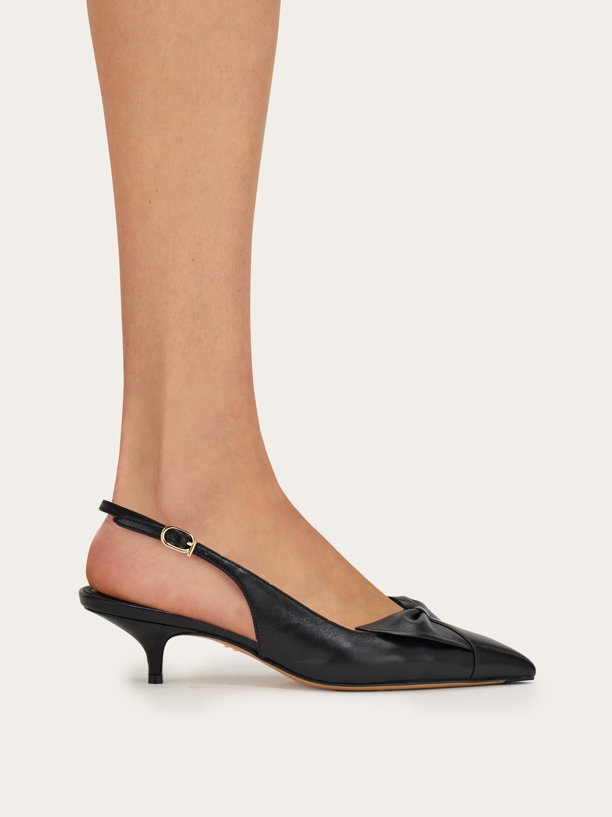 Bow slingback pump - 3