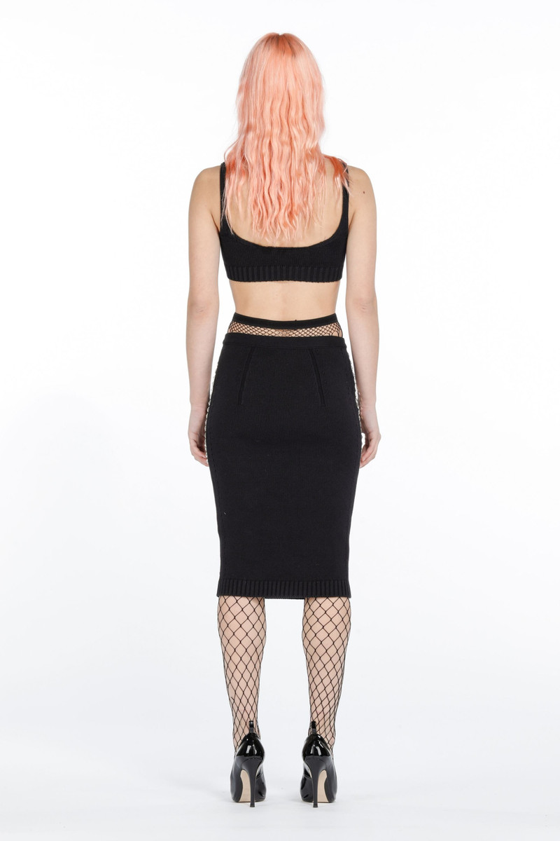 N°21 CRYSTAL-EMBELLISHED PENCIL SKIRT outlook