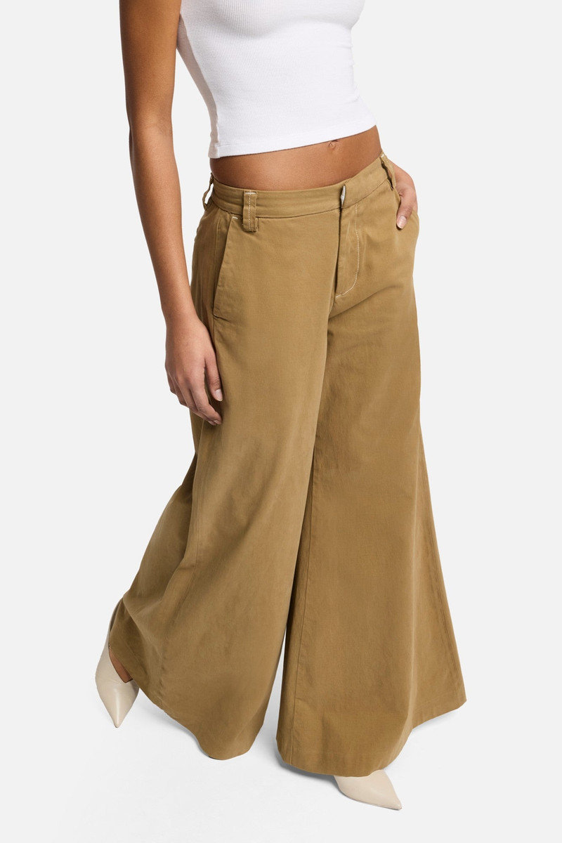 WILLOW PALAZZO WIDE LEG in Comfort Twill 4
