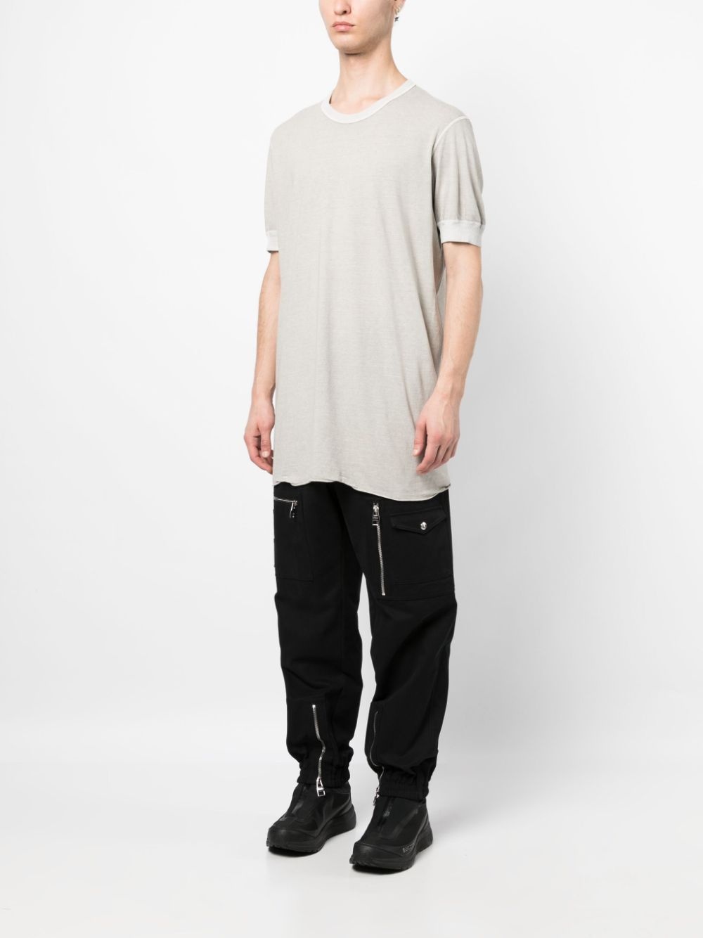 crew-neck cotton T-shirt - 3