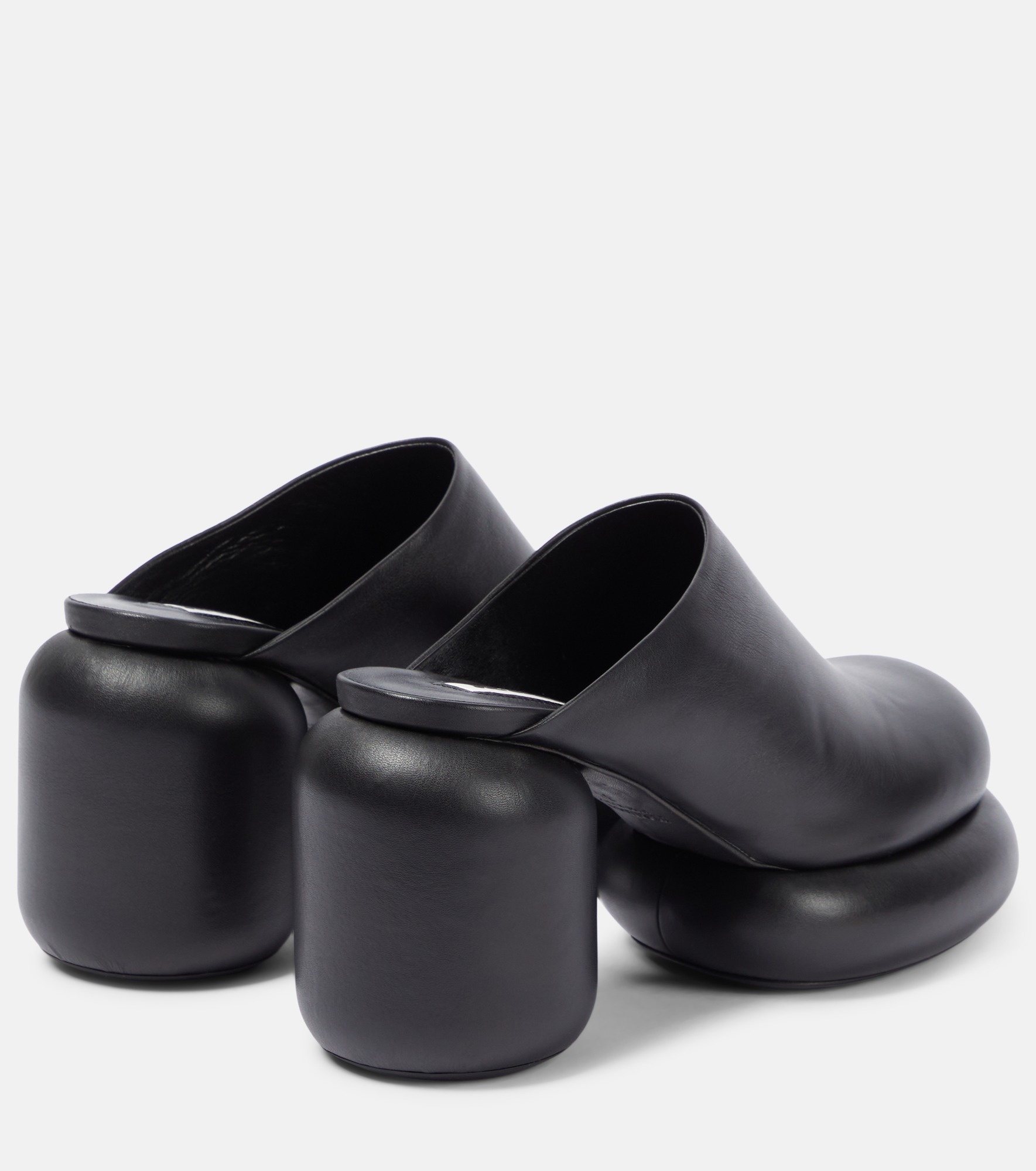 Leather mules - 3