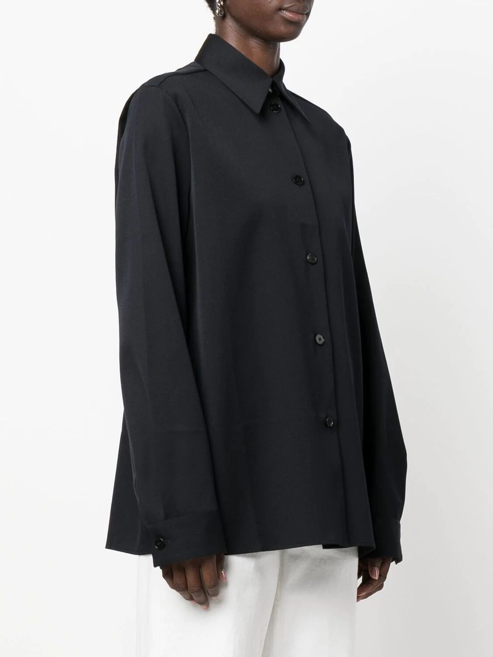 long-sleeve virgin-wool shirt - 3