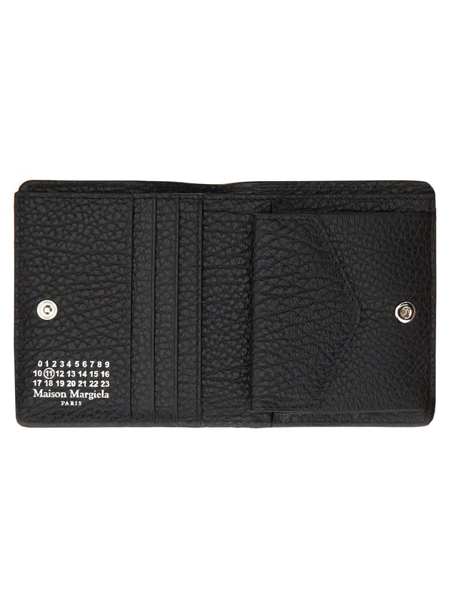 PORTAFOGLIO COMPACT BIFOLD IN PELLE - 2