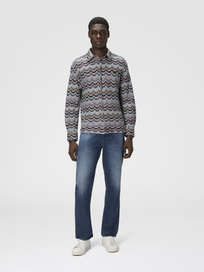 Missoni Long Sleeve Shirt with Geometric Zigzag outlook
