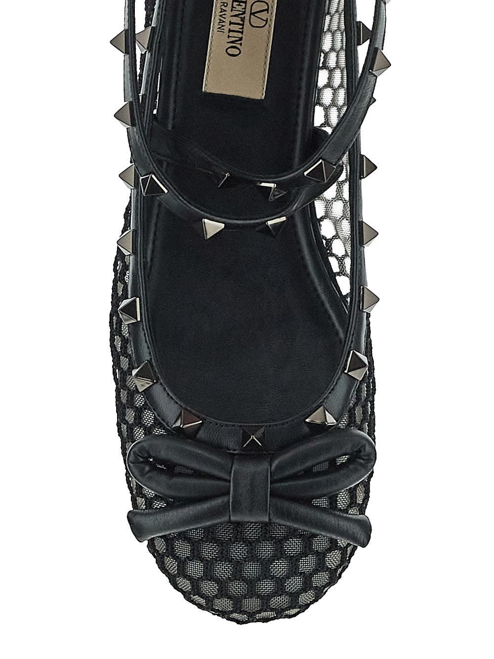 Rockstud Mesh Ballerinas - 4