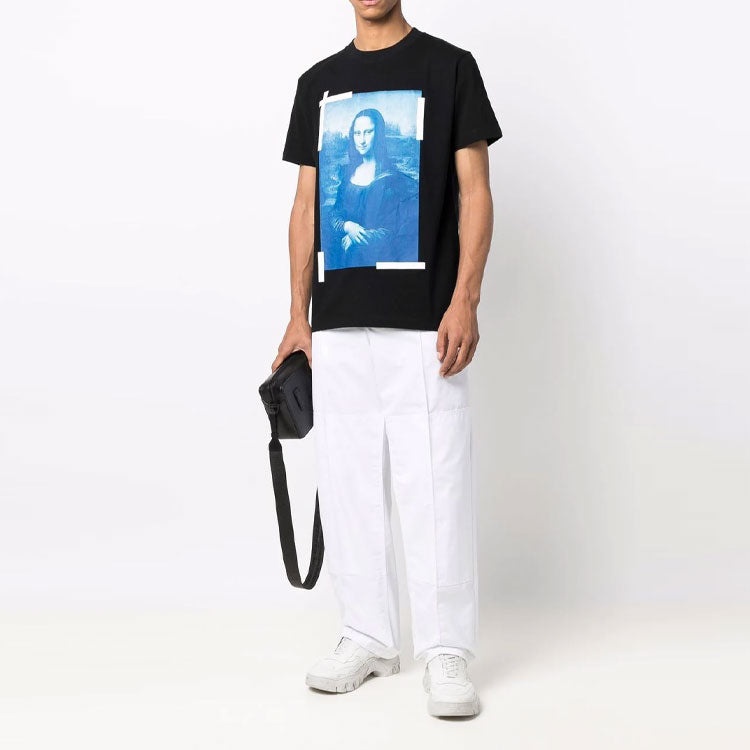 Off-White Monalisa Mona Lisa Short Sleeve Black OMAA027C99JER0061045 - 2