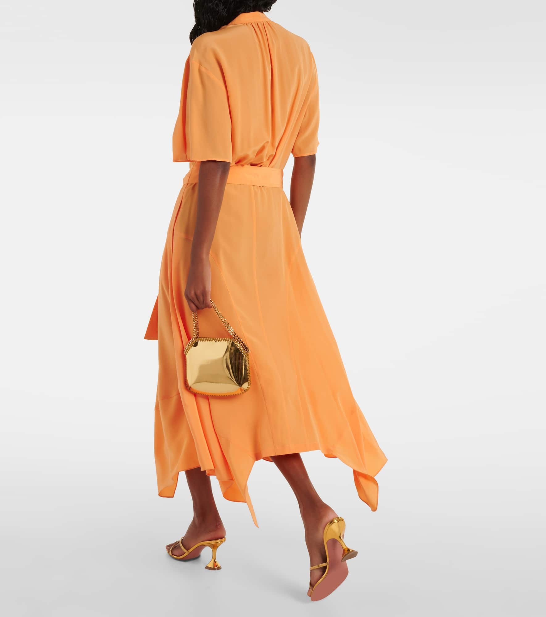 Iconic silk crêpe de chine midi dress - 3