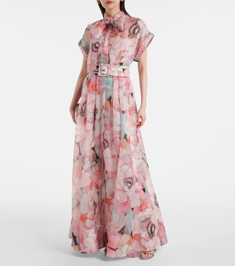 REBECCA VALLANCE Bridal Bouquet floral silk organza gown outlook