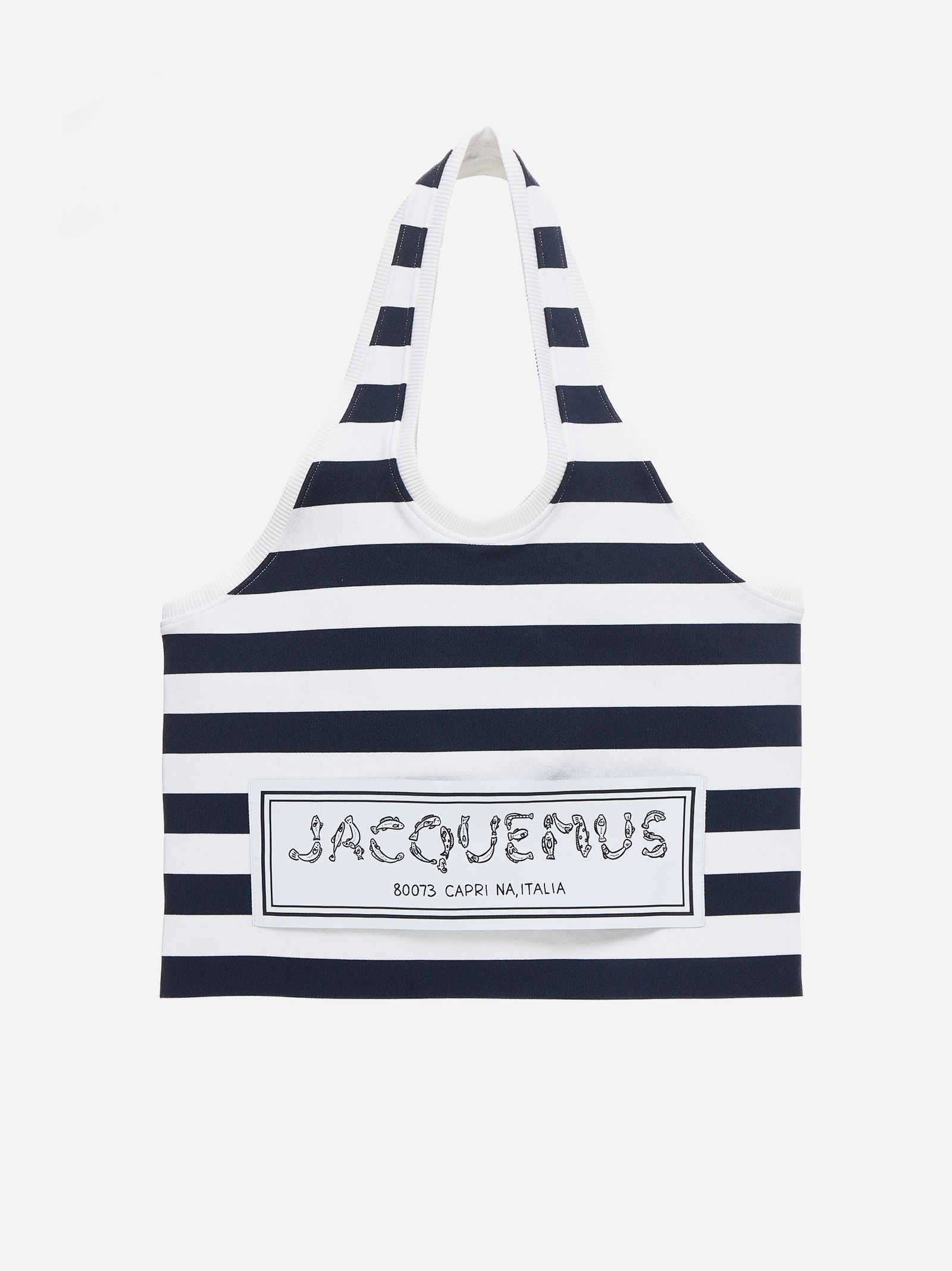 Le Tote Marcel striped knit bag - 1