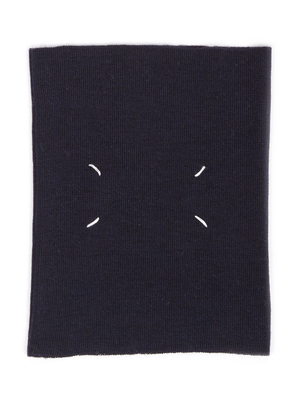 four-stitch wool neck warmer - 2