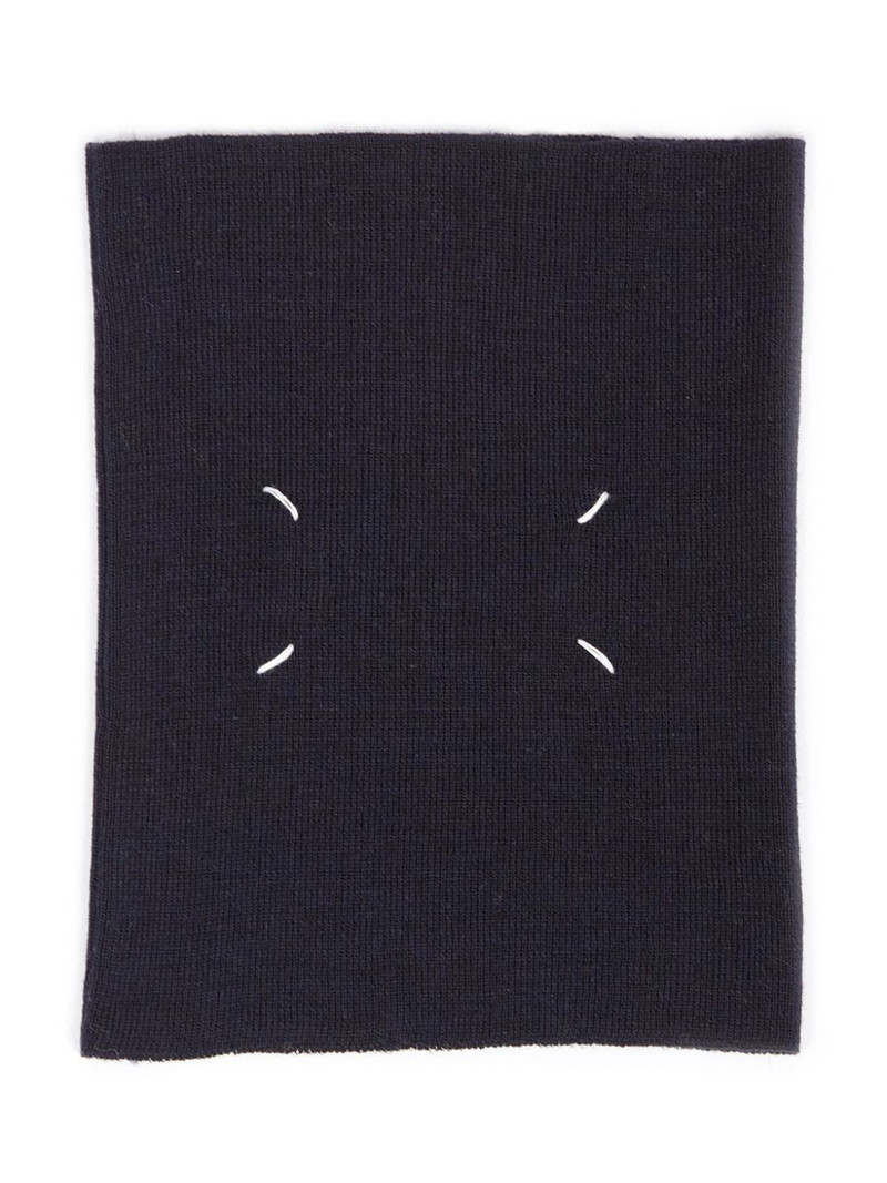 Maison Margiela four-stitch wool neck warmer outlook