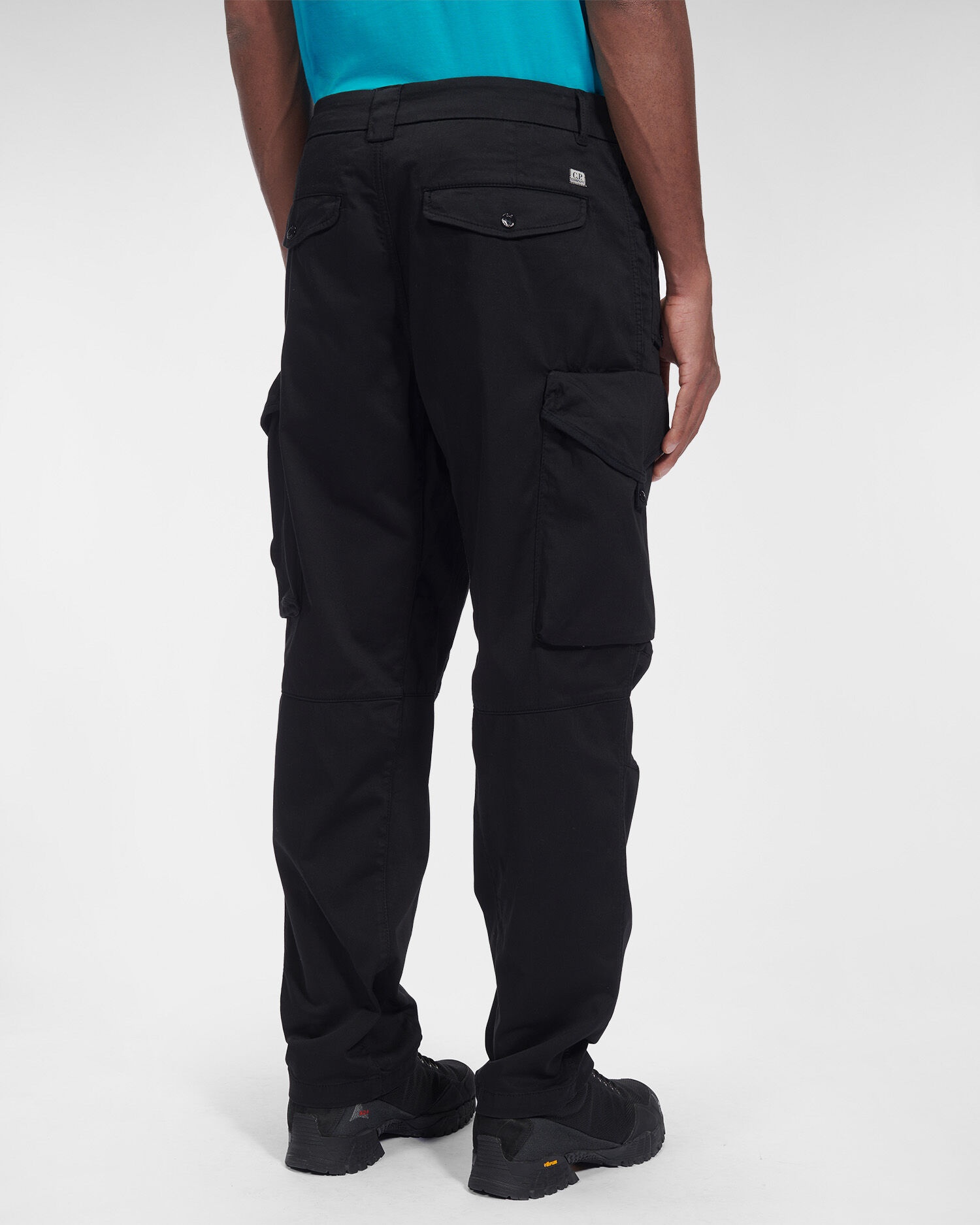 Stretch Sateen Loose Fit Cargo Pants - 3