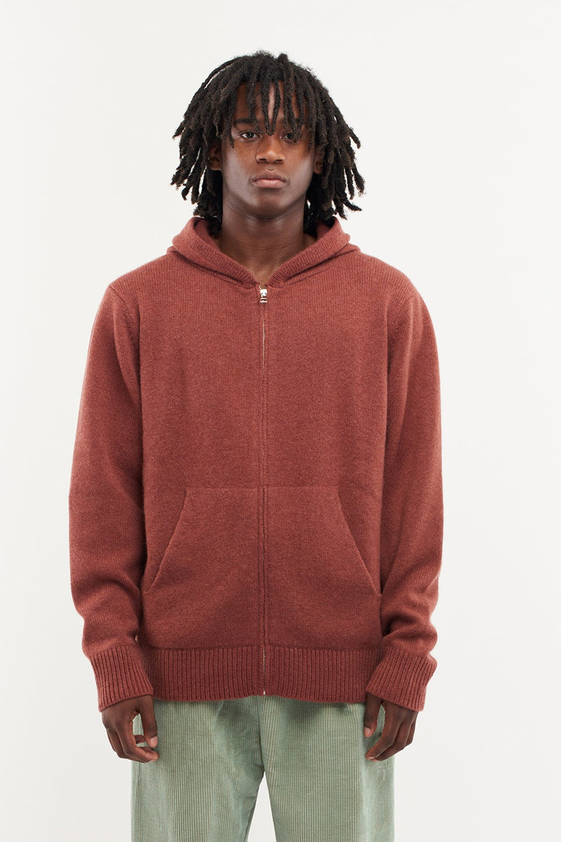 The Elder Statesman HEAVY ZIP HOODIE outlook