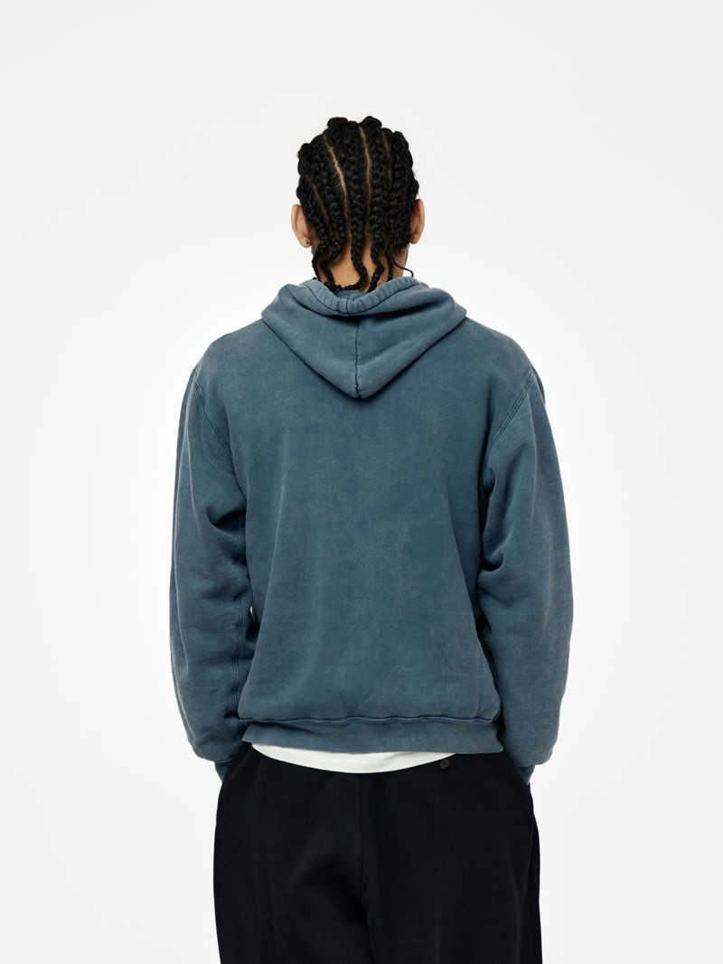 A.PRESSE VINTAGE ATTACHED HOOD SWEAT PARKA (BLUE) SIS outlook