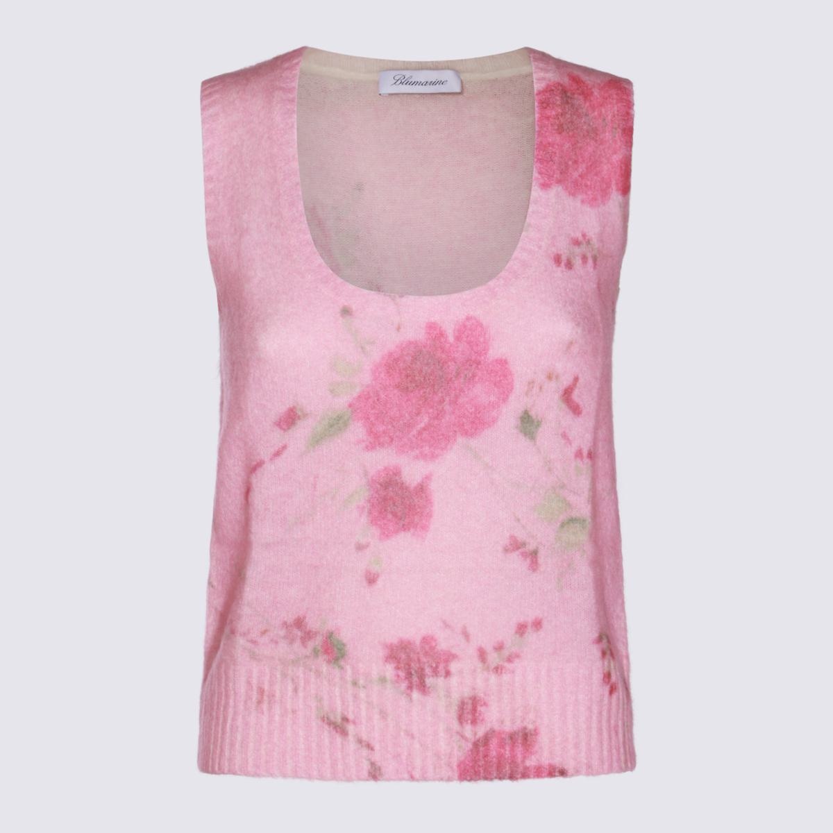 Blumarine Pink Wool Top - 1