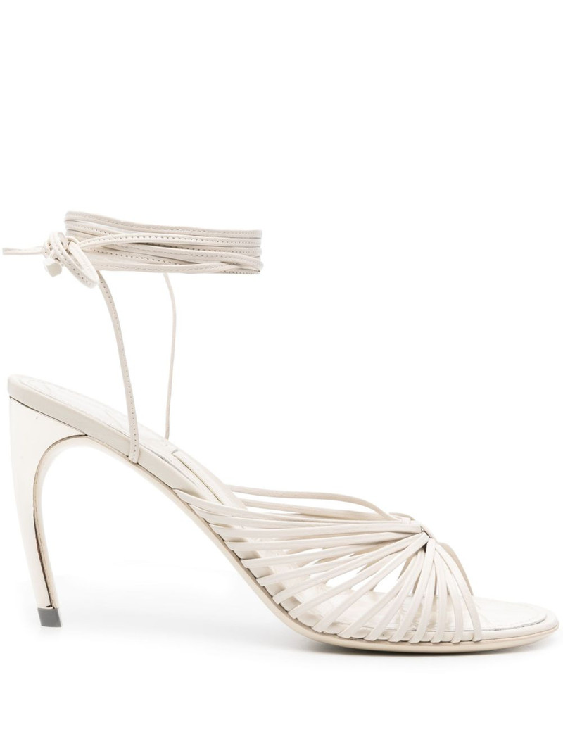 85mm caged leather sandals 1