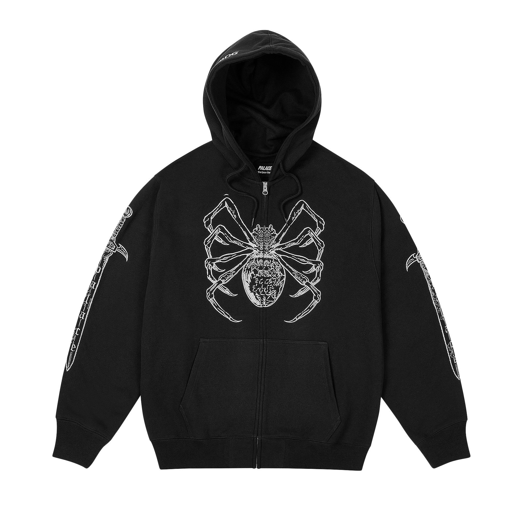 Palace TGF Zip Hood 'Black' - 1
