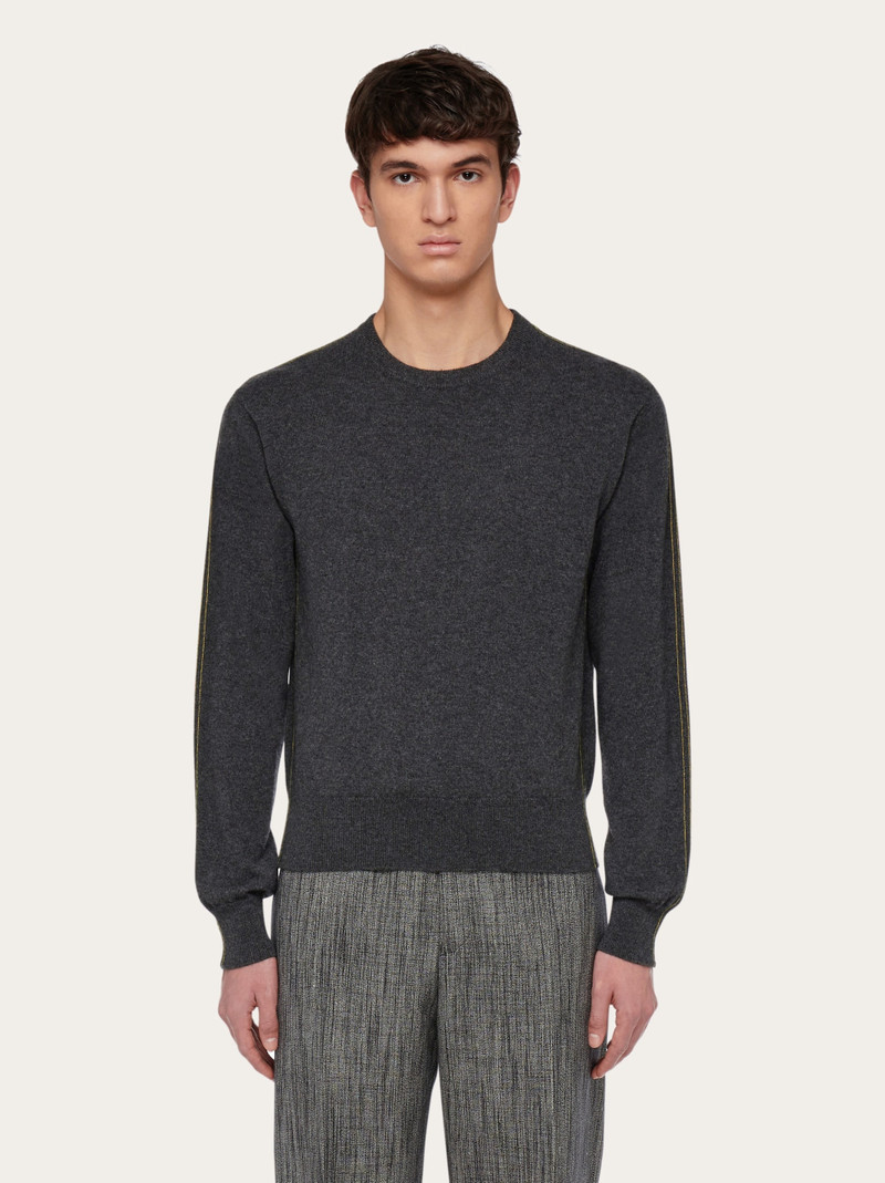 FERRAGAMO Cashmere crew neck sweater outlook