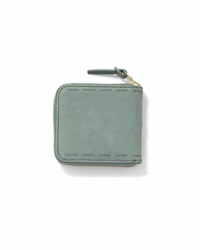 visvim SUEDE BI-FOLD WALLET GREEN outlook