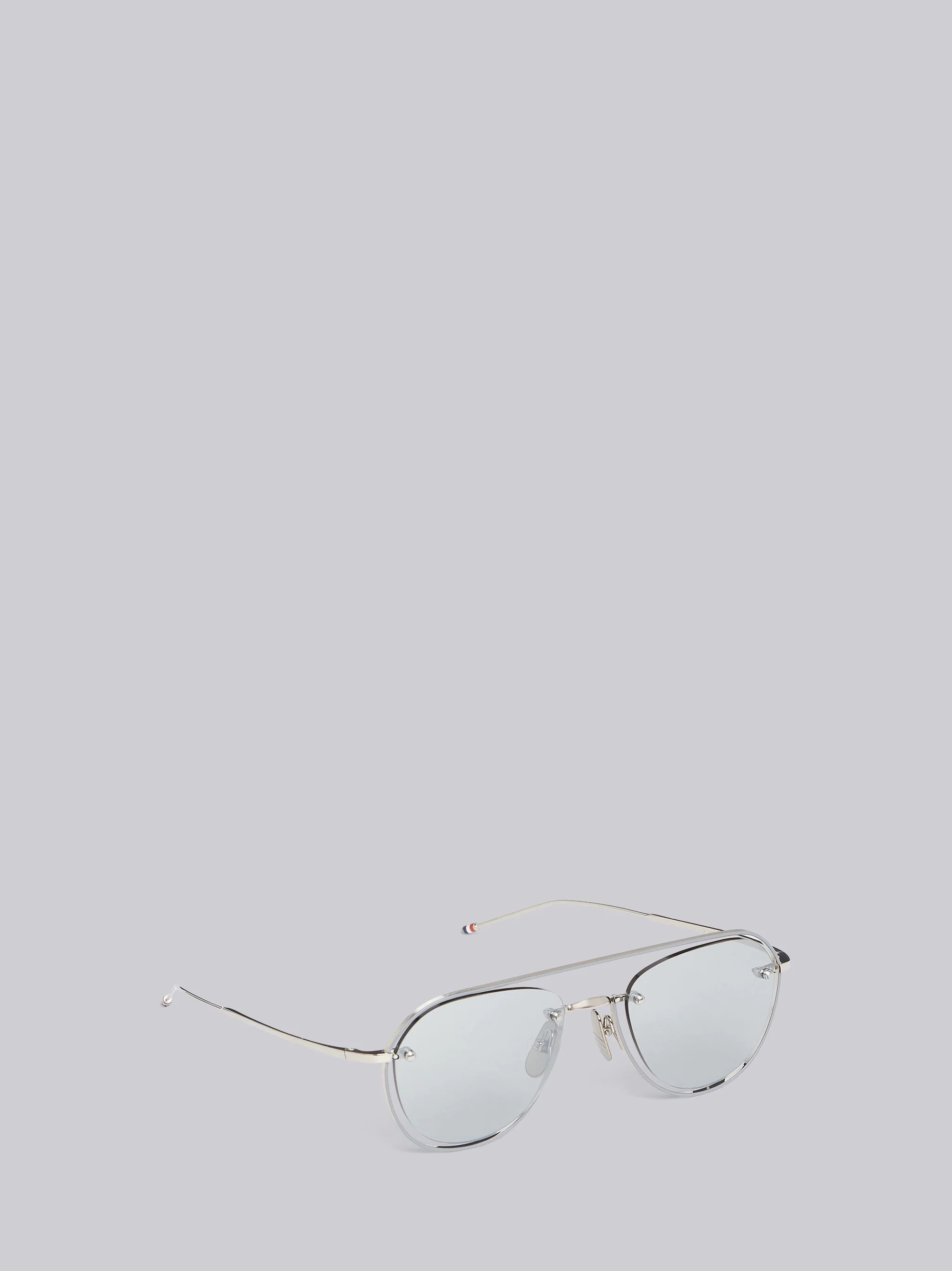 TB112 - Silver Aviator Sunglasses - 4