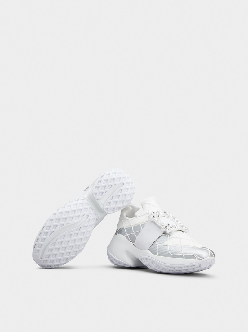 Viv' Run Technical Strass Buckle Sneakers in Technical Fabric 6