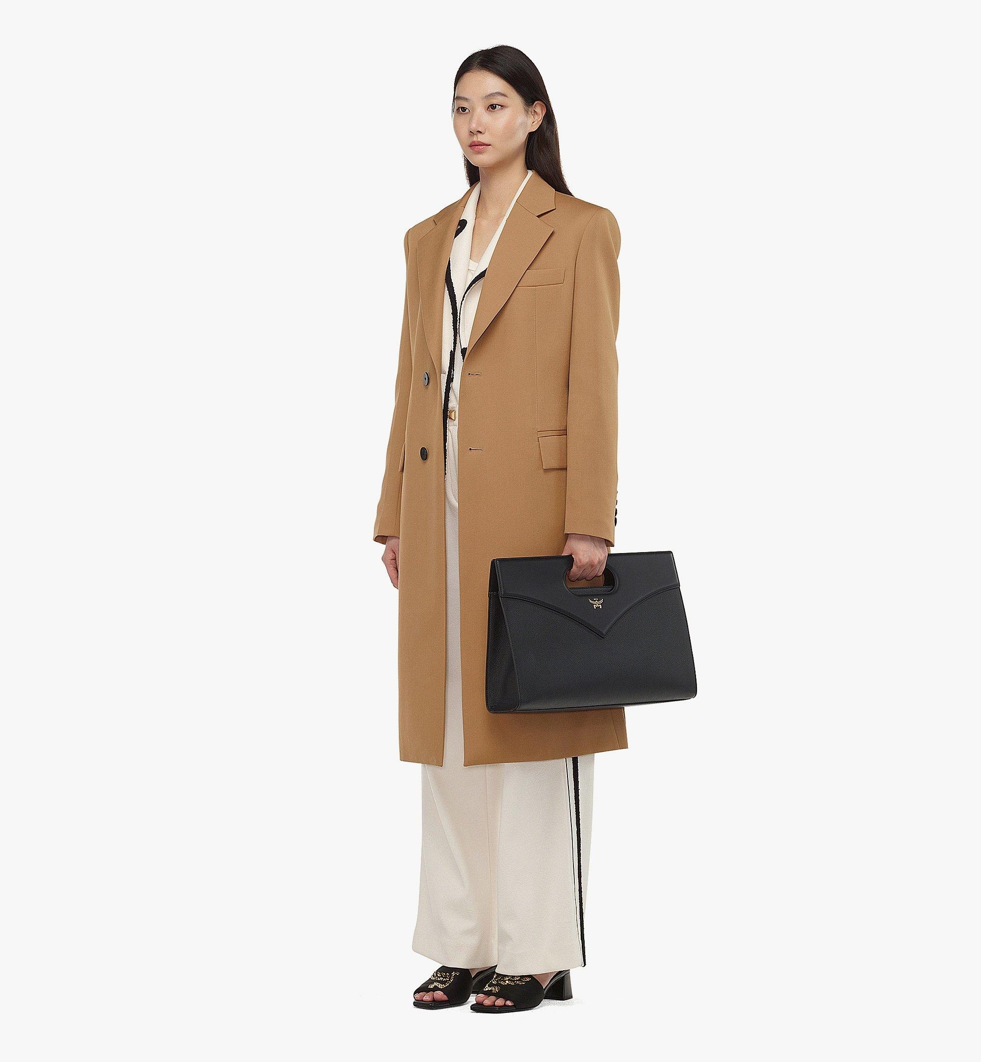 Diamond Tote in Embossed Leather - 6