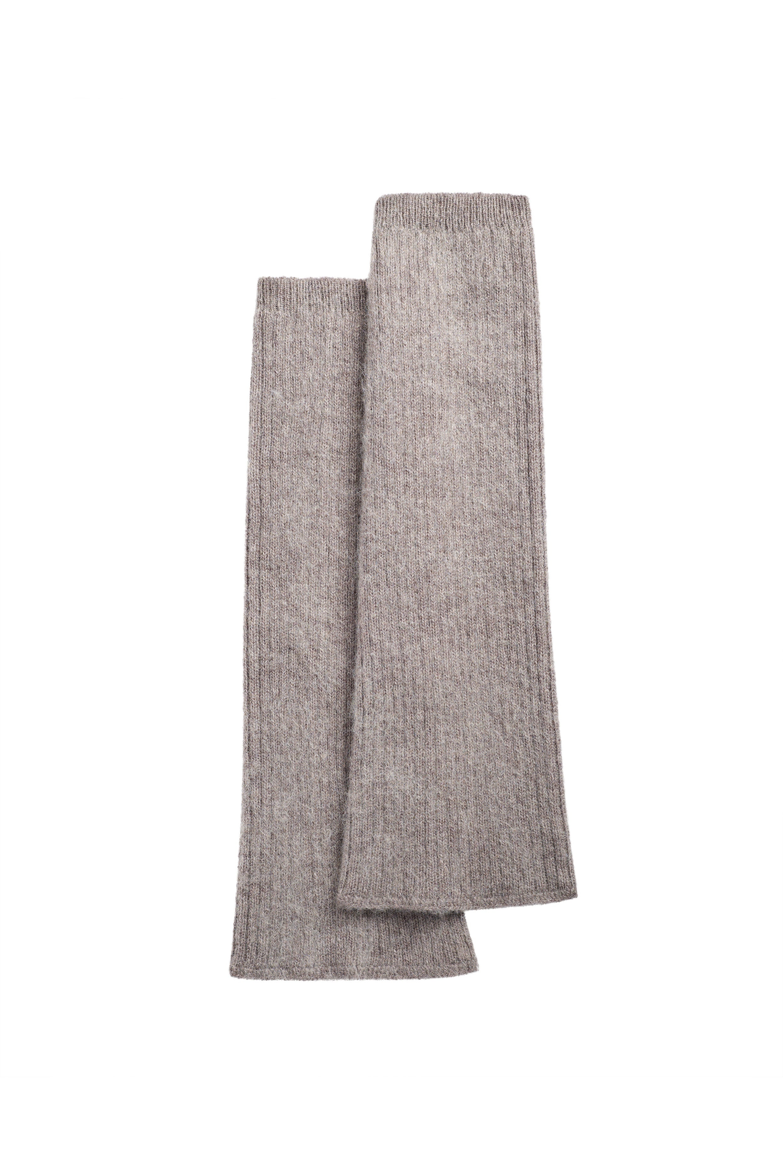MOHAIR RIB LEG WARMERS - 1