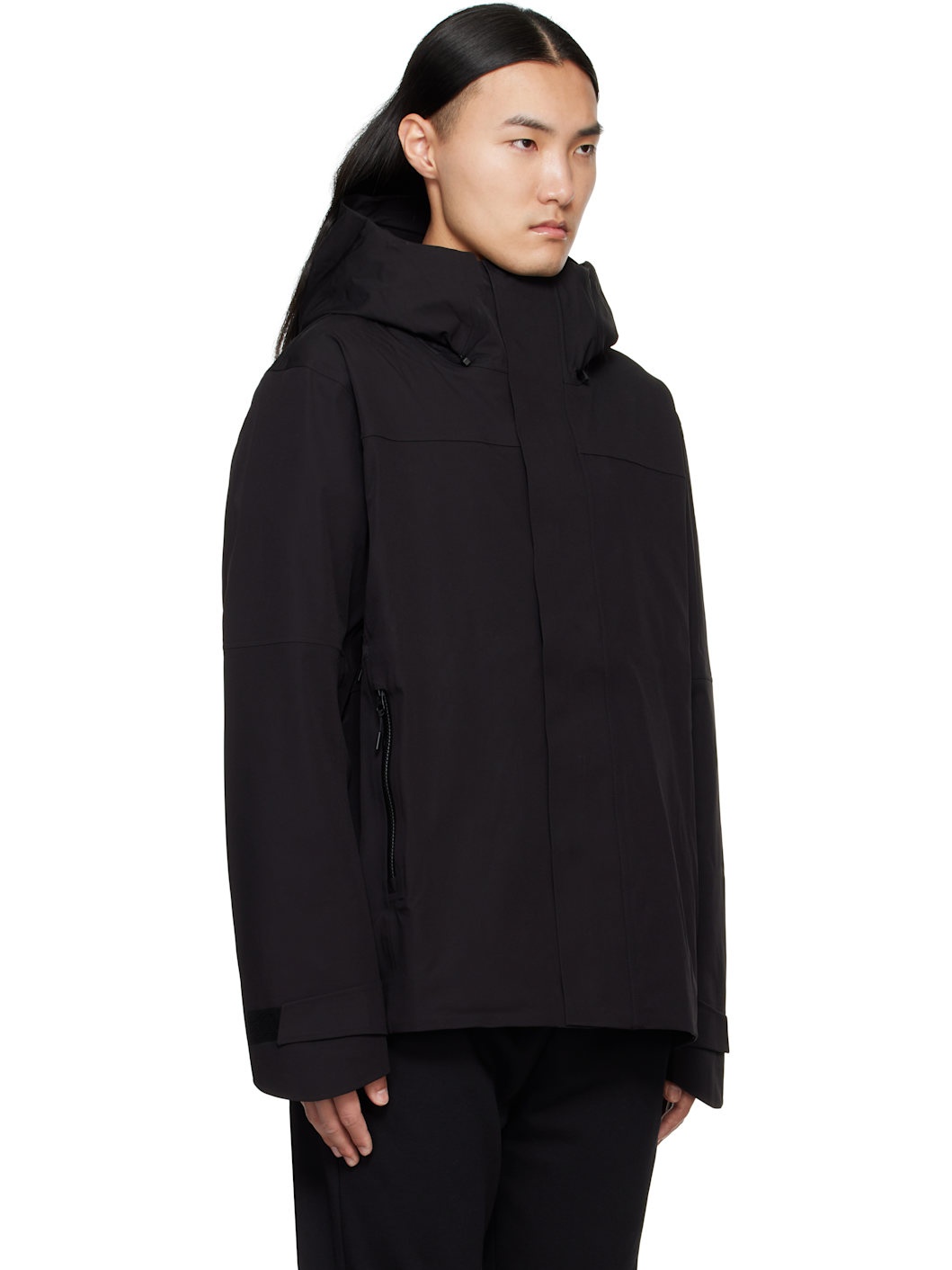 Black Rupert Rain Jacket - 2