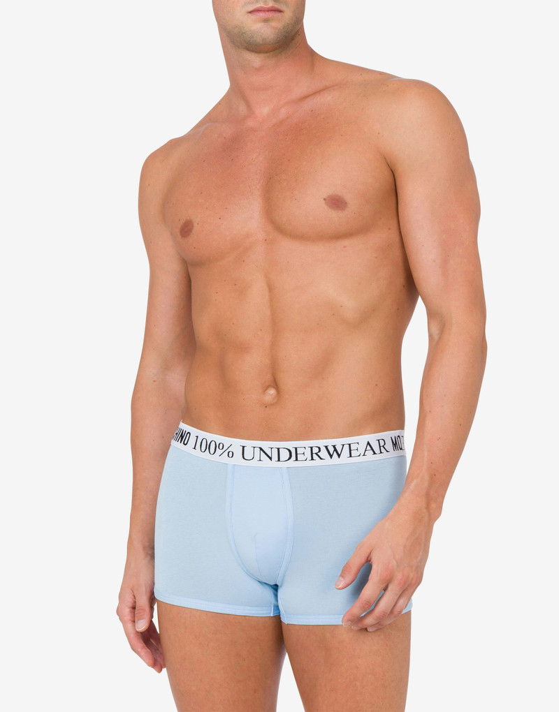 Moschino BOXER IN STRETCH JERSEY 100% MOSCHINO outlook