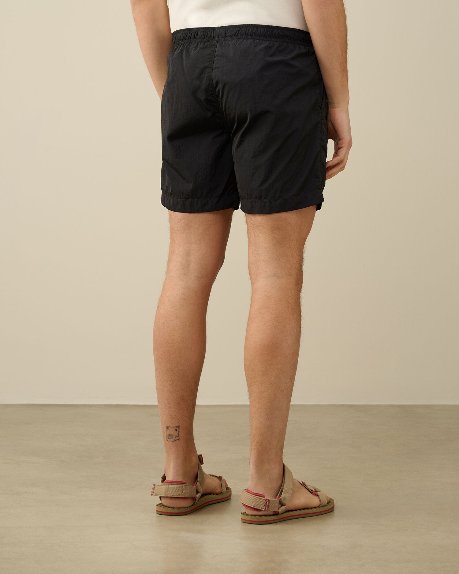 CP COMPANY｜SHORTS (Eco-Chrome R Short Logo Swim Shorts C.P. Company Eco-Chrome R Short Swim Shorts | REVERSIBLE
