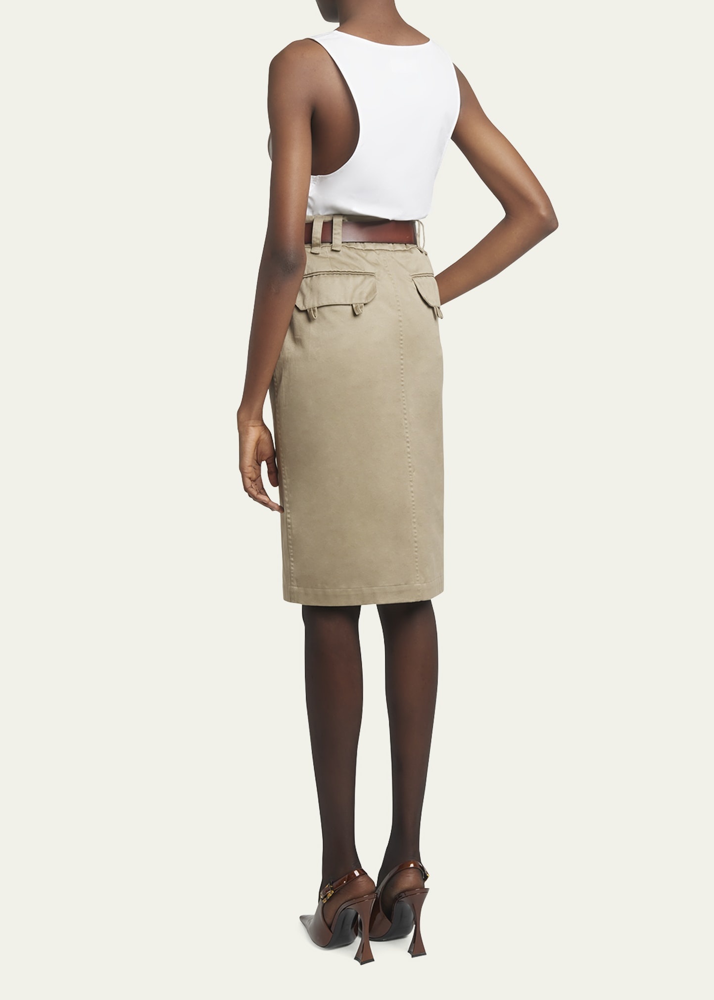 Saharan Cargo Midi Skirt - 3