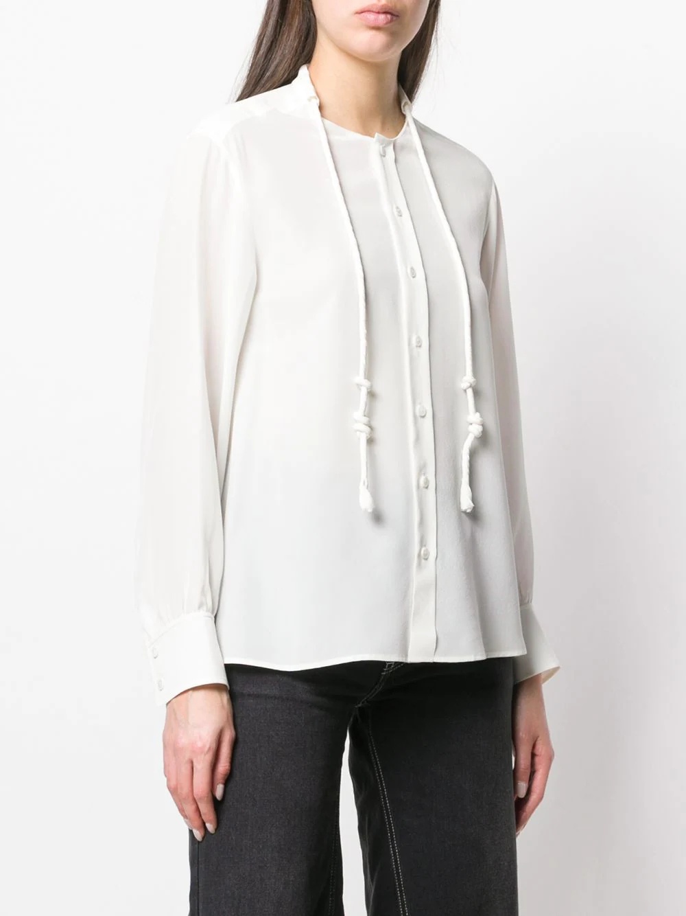 drawstring detail blouse - 3