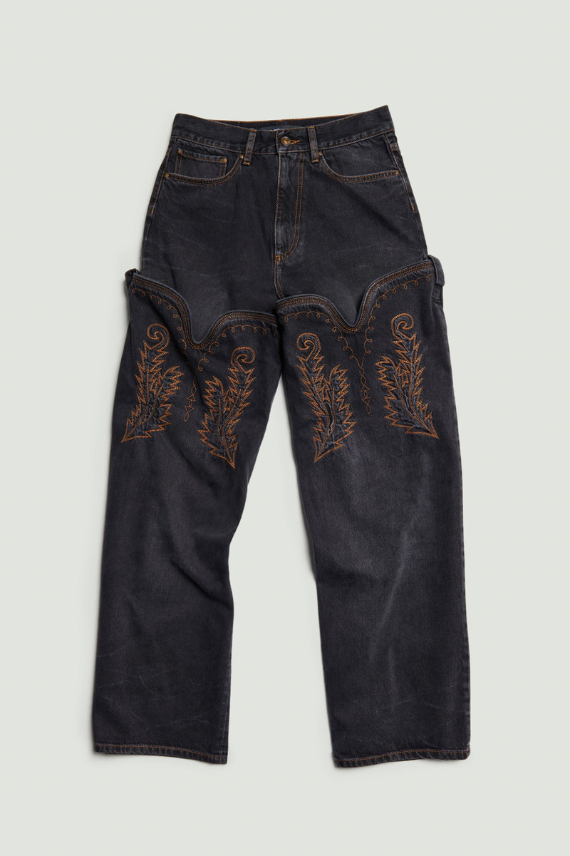 Y/Project Cowboy High Cuff Jeans outlook