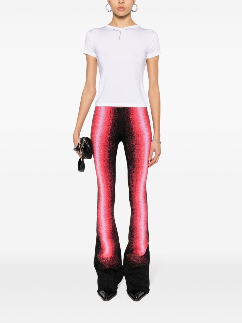 gradient flared trousers - 2