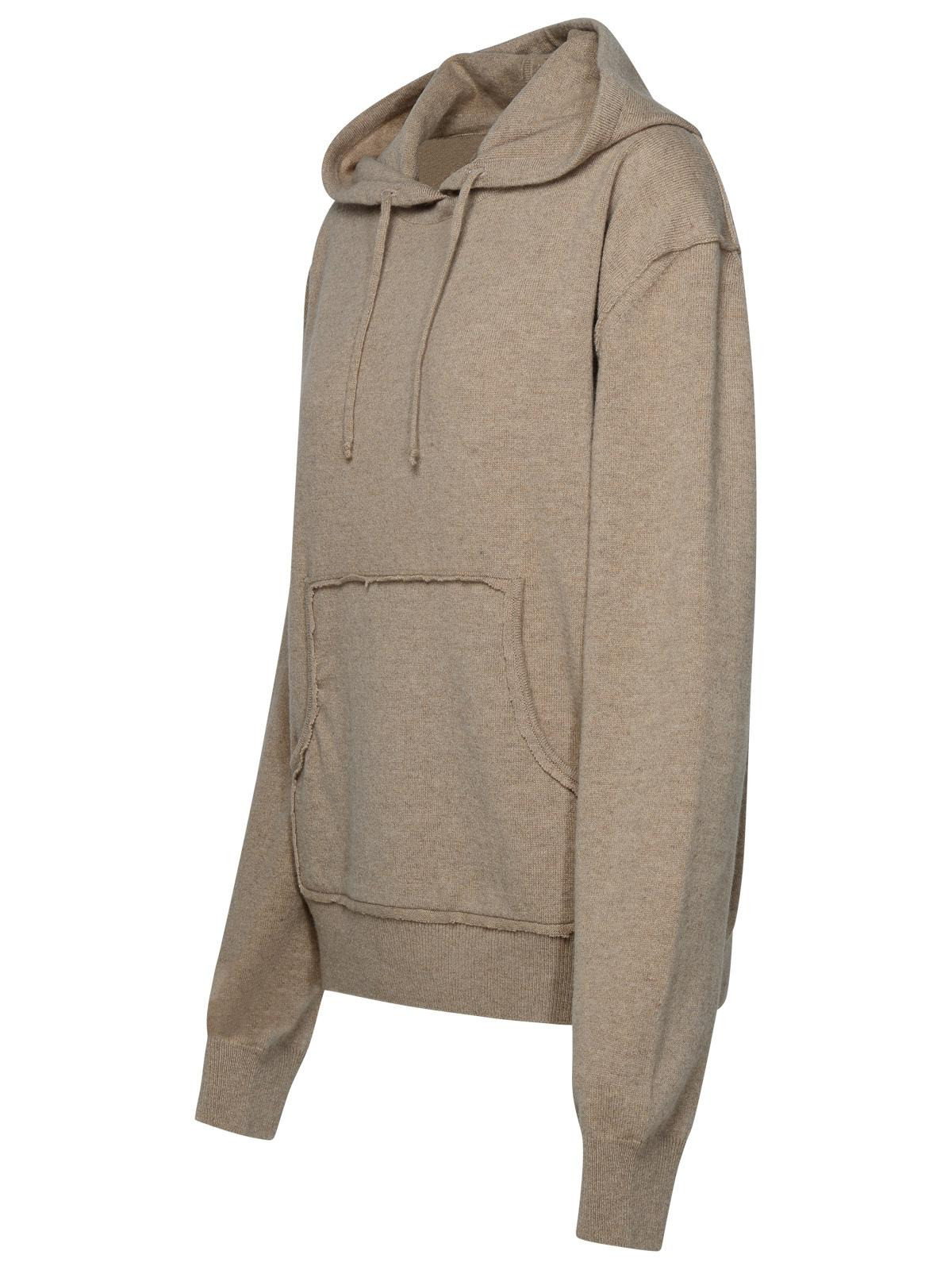 Maison Margiela Taupe Cashmere Blend Sweater Women - 2