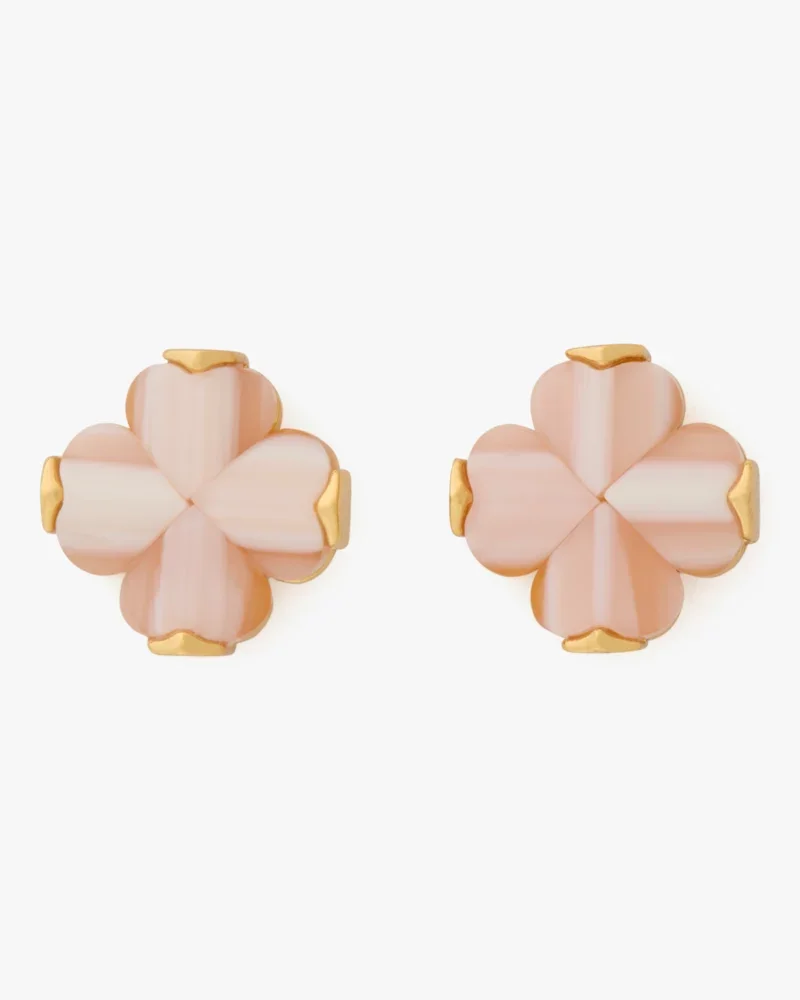 Spade Flower Studs - 1