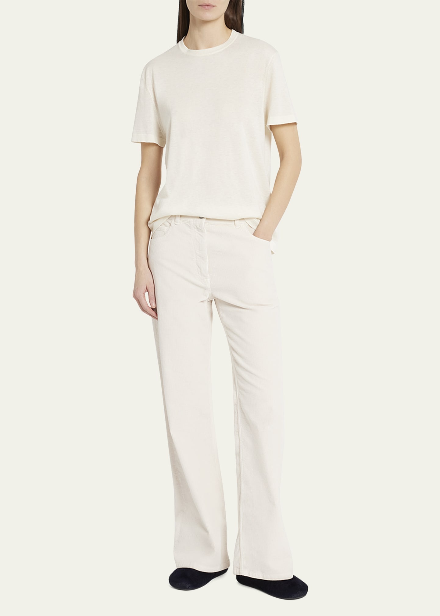 Dan Corduroy Straight-Leg Pants - 2