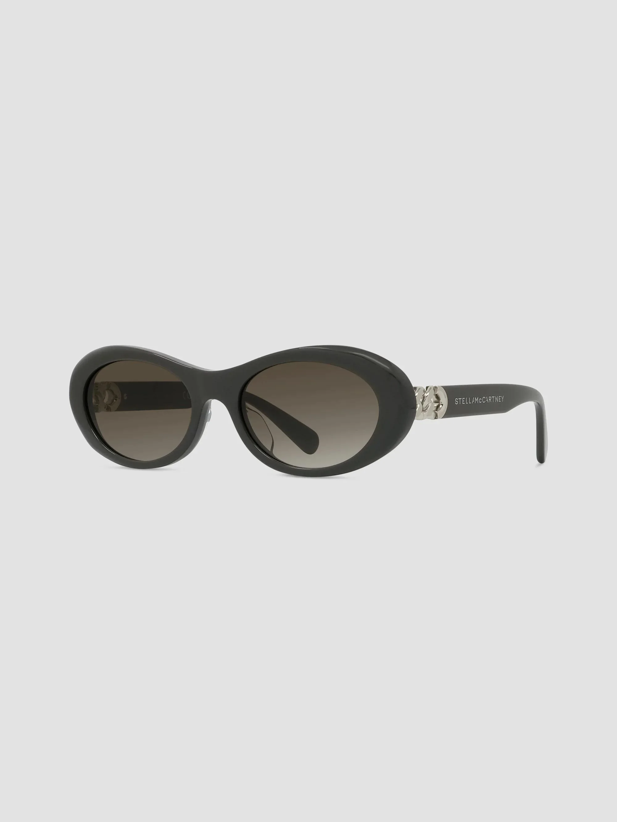 Women's Falabella 53MM Oval Sunglasses - Grey Green - 1